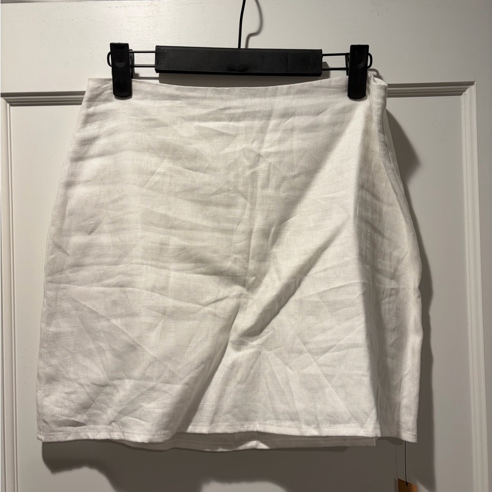 Reformation Veranda White Mini Skirt